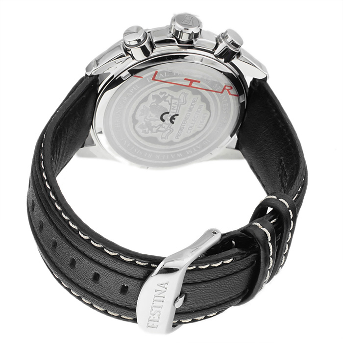 Festina F16489-1 zegarek męski sportowy Chronograf pasek - miniatura 5