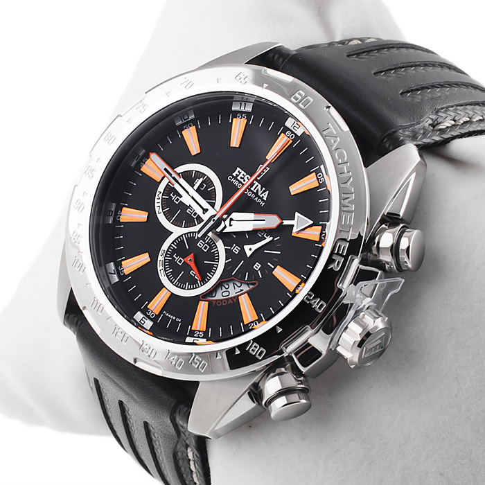 zegarek Festina F16489-4 srebrny Chronograf - miniatura 2
