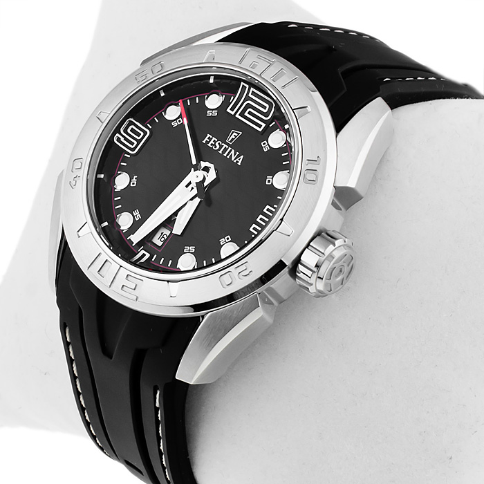 zegarek Festina F16505-3 srebrny Sport - miniatura 2
