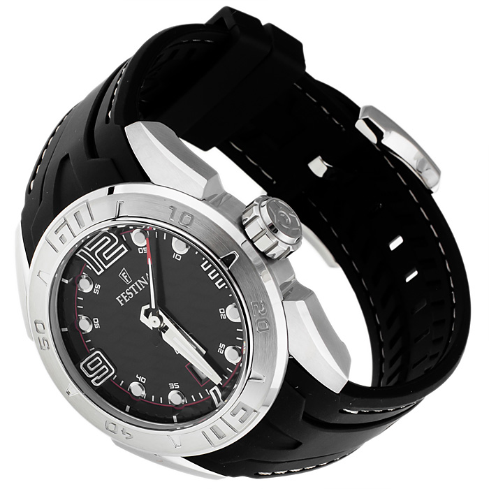 Festina F16505-3 Sport sportowy zegarek srebrny - miniatura 4