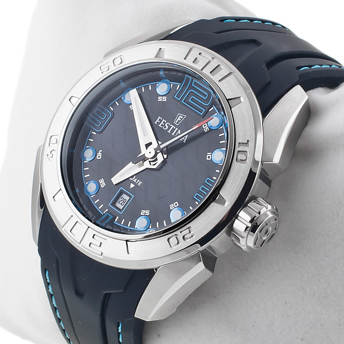 zegarek Festina F16505-4 srebrny Sport - miniatura 2