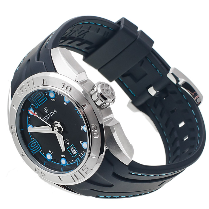 Festina F16505-4 Sport sportowy zegarek srebrny - miniatura 4