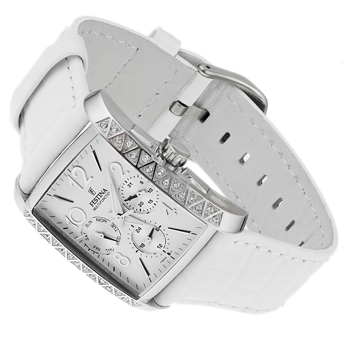 Festina F16524-1 Trend sportowy zegarek srebrny - miniatura 4