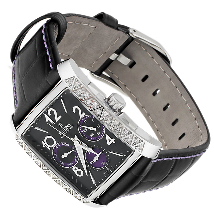 Festina F16524-4 Trend sportowy zegarek srebrny - miniatura 4