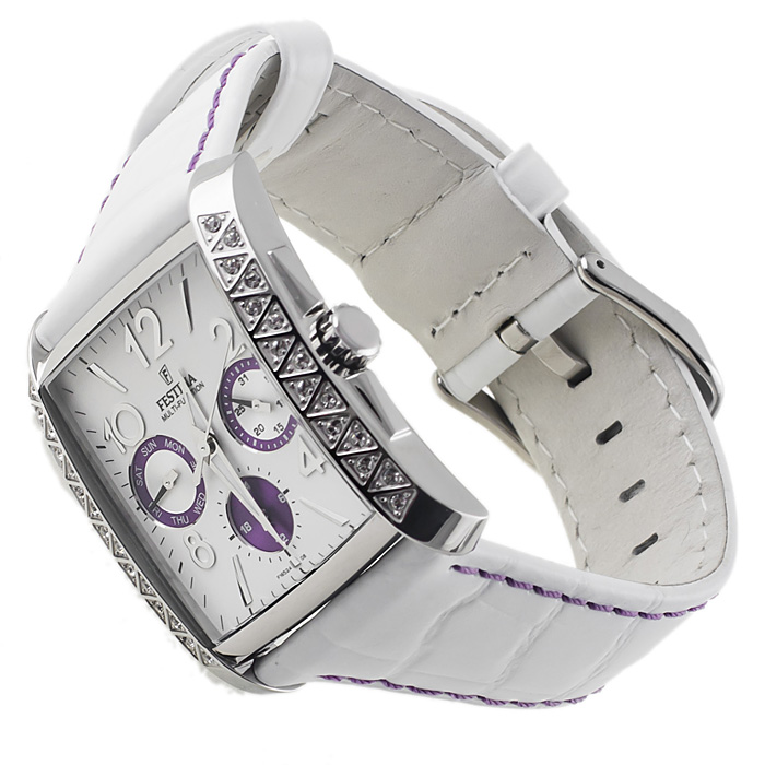 Festina F16524-8 Trend sportowy zegarek srebrny - miniatura 4
