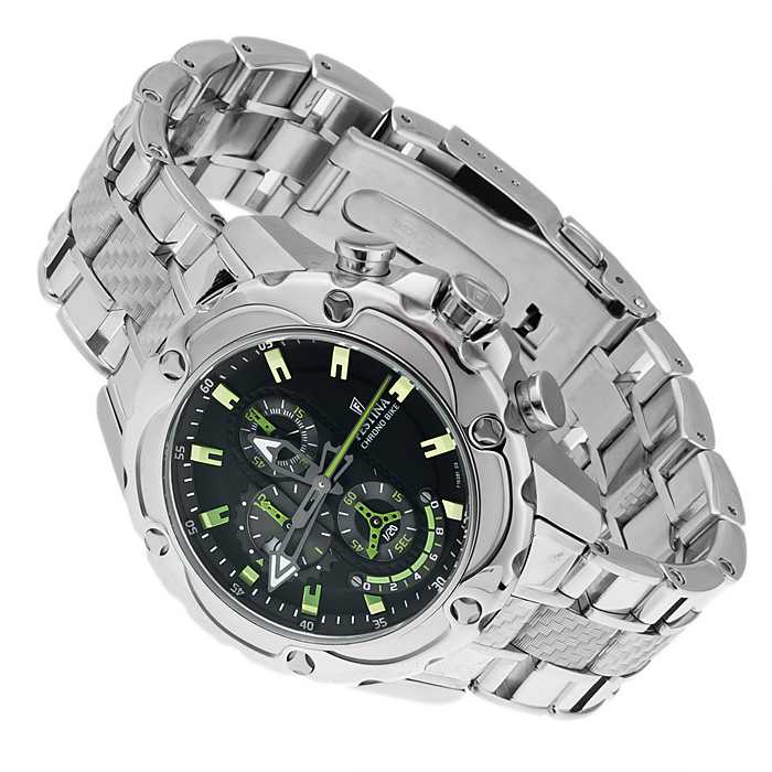 Festina F16525-3 Tour De France sportowy zegarek srebrny - miniatura 4