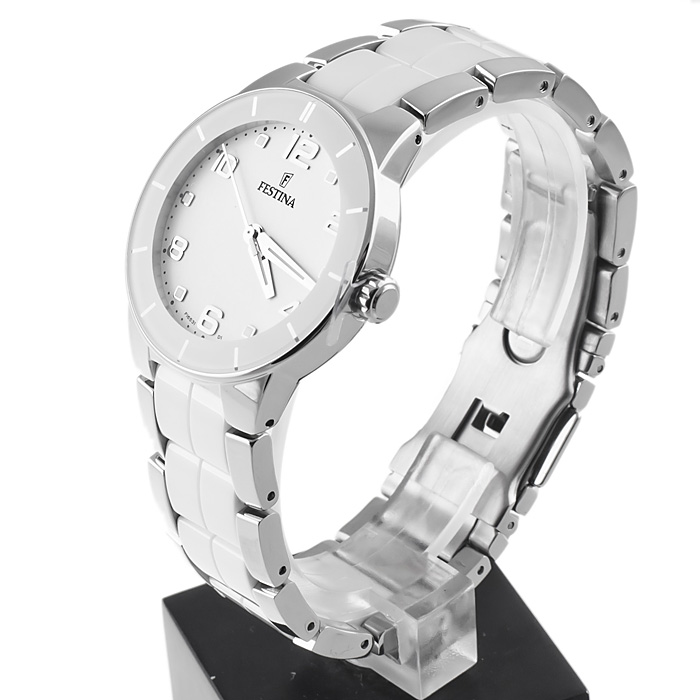 Festina F16531-1 Ceramic zegarek damski klasyczny mineralne - miniatura 3