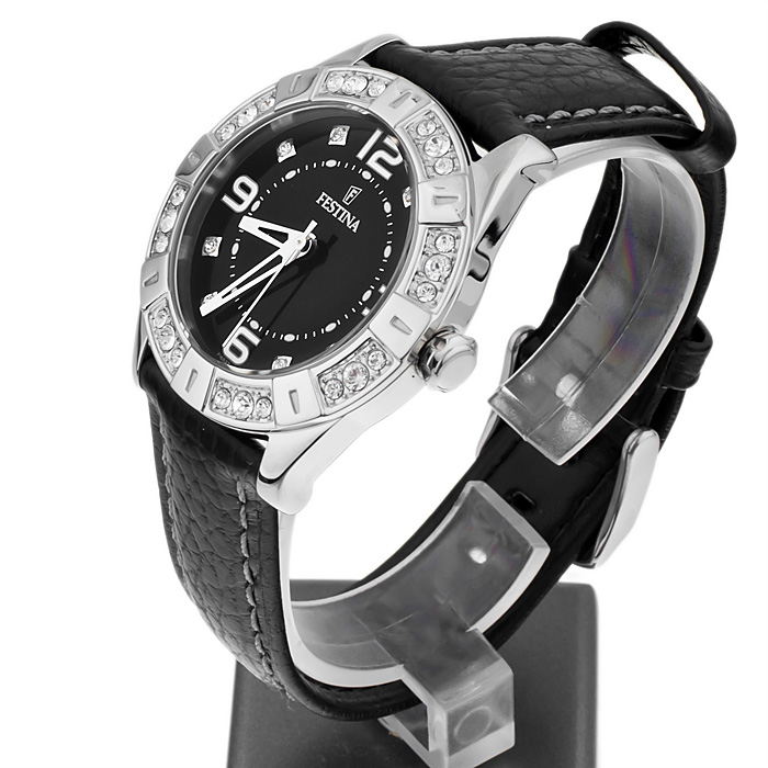 Festina F16537-2 Classic Boyfriend zegarek damski sportowy mineralne - miniatura 3