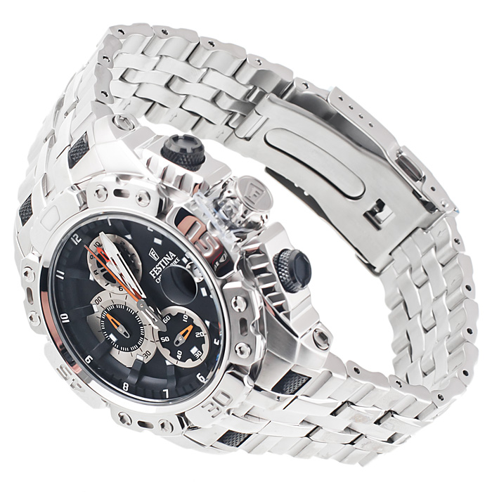 Festina F16542-4 Tour De France sportowy zegarek srebrny - miniatura 4