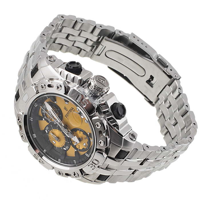 Festina F16542-6 Tour De France sportowy zegarek srebrny - miniatura 4