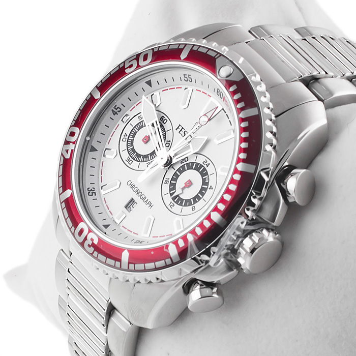 zegarek Festina F16564-1 srebrny Chronograf - miniatura 2