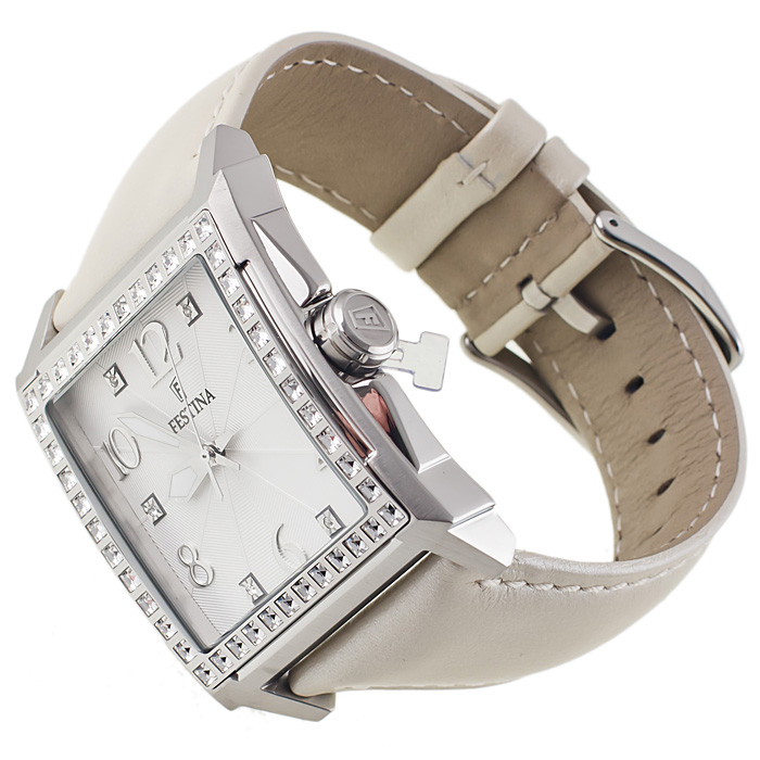Festina F16571-1 Trend sportowy zegarek srebrny - miniatura 4
