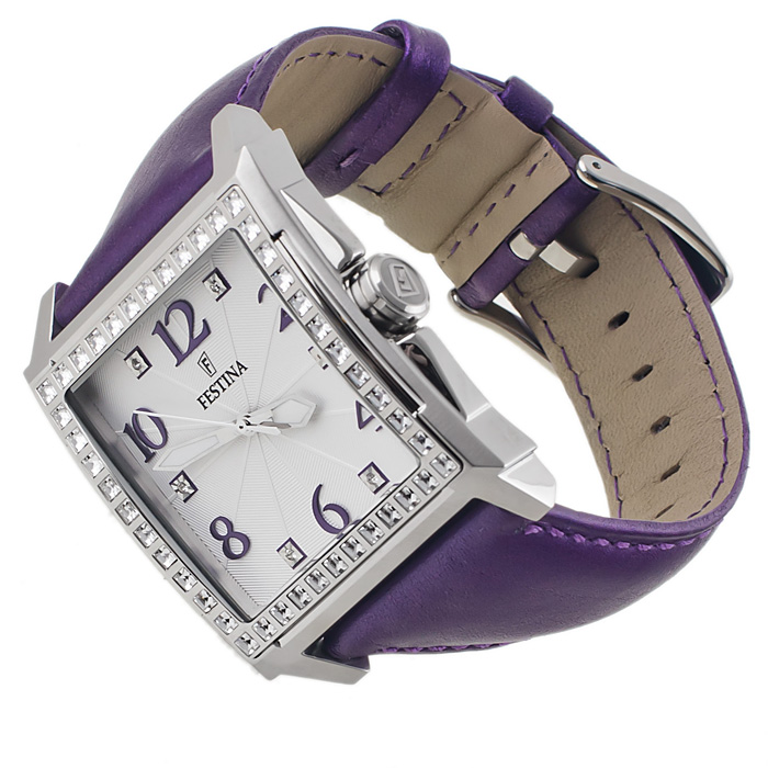Festina F16571-5 Trend sportowy zegarek srebrny - miniatura 4