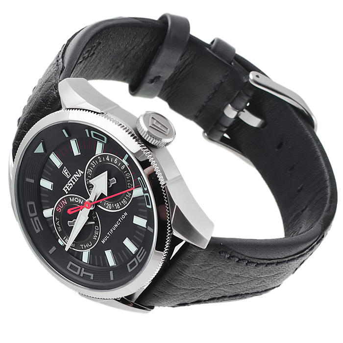 Festina F16572-3 Sport sportowy zegarek srebrny - miniatura 4