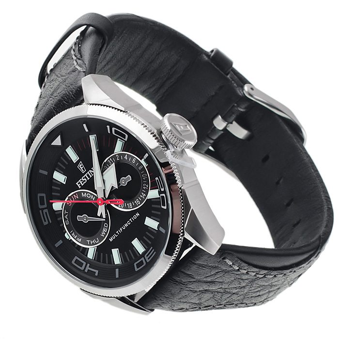 Festina F16572-4 Sport sportowy zegarek srebrny - miniatura 4