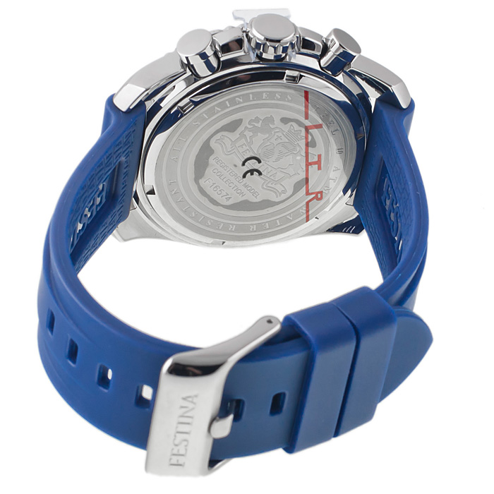 Festina F16574-3 zegarek męski sportowy Chronograf pasek - miniatura 5