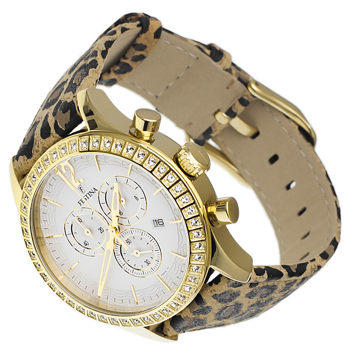 zegarek Festina F16605-5 złoty Trend - miniatura 4