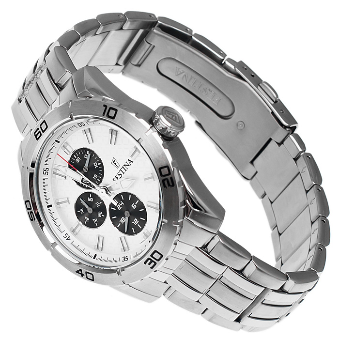 zegarek Festina F16606-1 srebrny Sport - miniatura 4