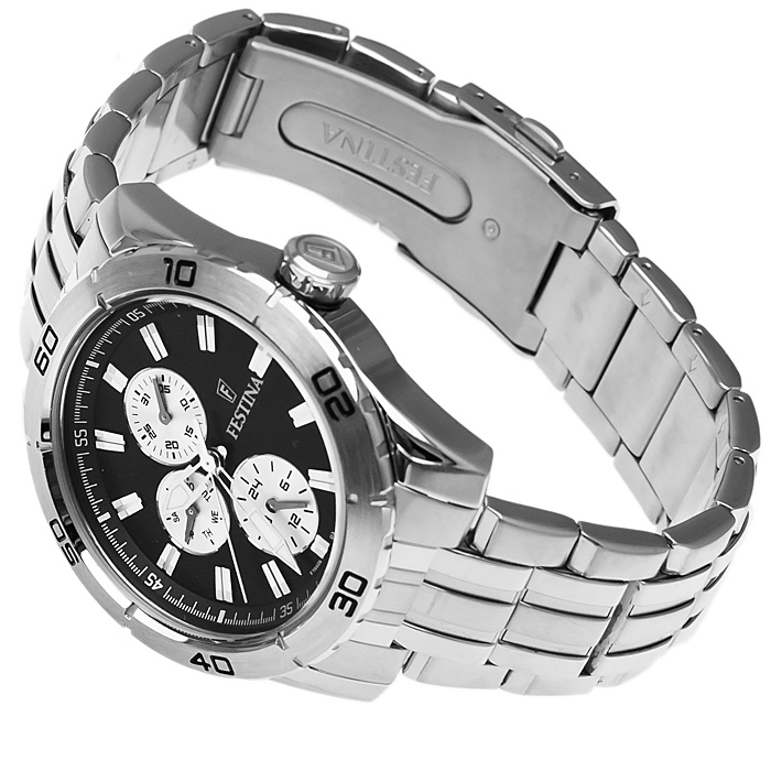 zegarek Festina F16606-3 srebrny Sport - miniatura 4