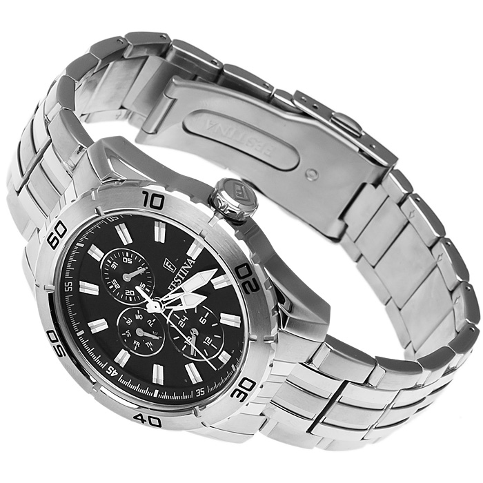 zegarek Festina F16606-4 srebrny Sport - miniatura 4