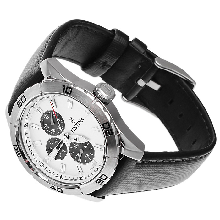 zegarek Festina F16607-1 srebrny Sport - miniatura 4