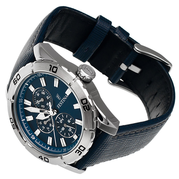 zegarek Festina F16607-2 srebrny Sport - miniatura 4