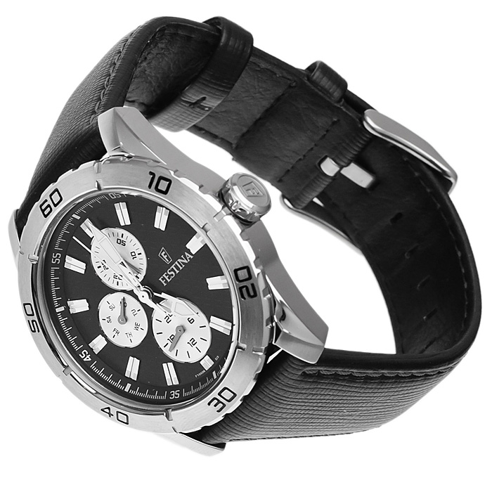 zegarek Festina F16607-3 srebrny Sport - miniatura 4