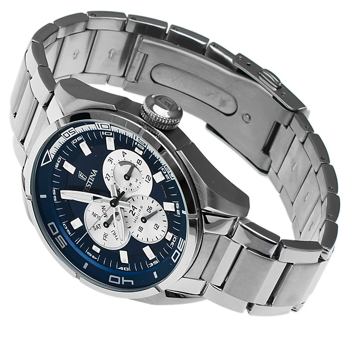 zegarek Festina F16608-3 srebrny Sport - miniatura 4