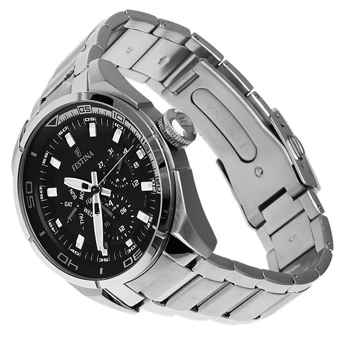 zegarek Festina F16608-6 srebrny Sport - miniatura 4