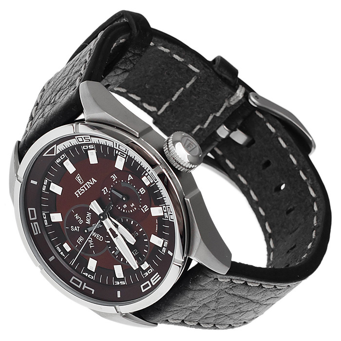 zegarek Festina F16609-2 srebrny Sport - miniatura 4