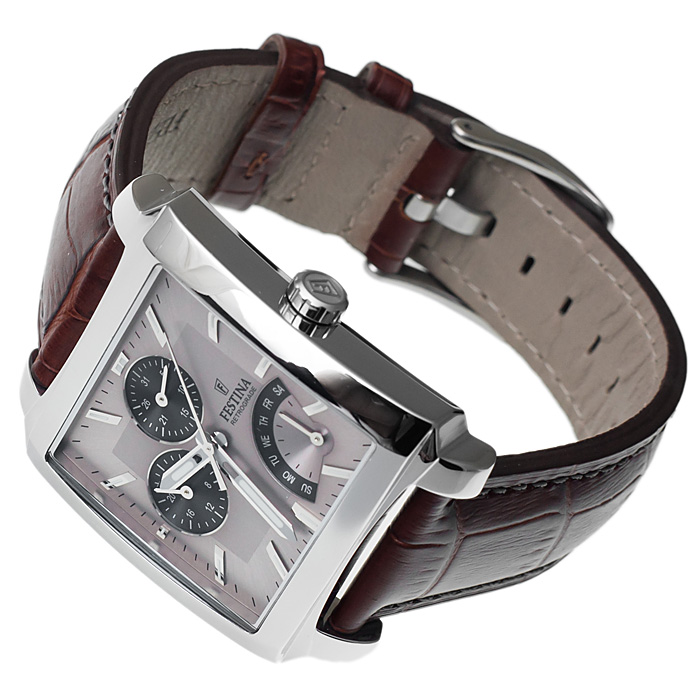 zegarek Festina F16631-4 srebrny Retro - miniatura 4