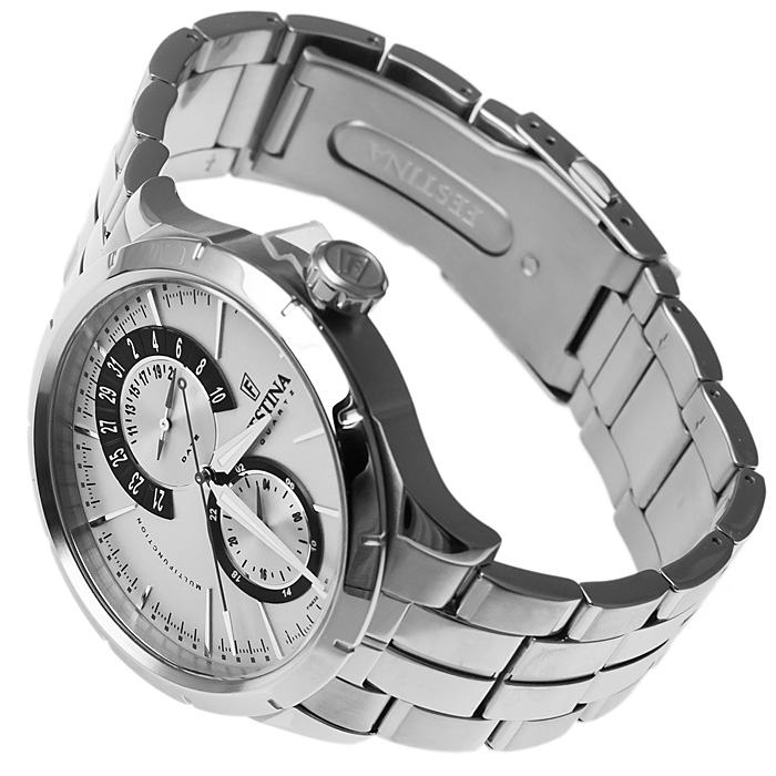 zegarek Festina F16632-1 srebrny Retro - miniatura 4