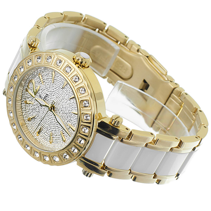 zegarek Festina F16644-3 złoty Trend - miniatura 4