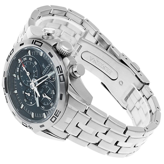 zegarek Festina F16654-2 srebrny Chronograf - miniatura 4