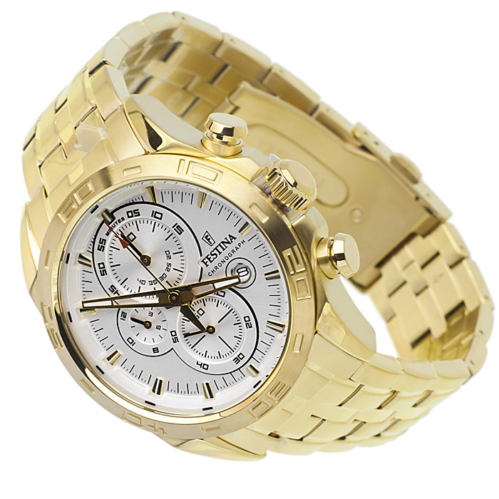zegarek Festina F16656-1 złoty Trend - miniatura 4