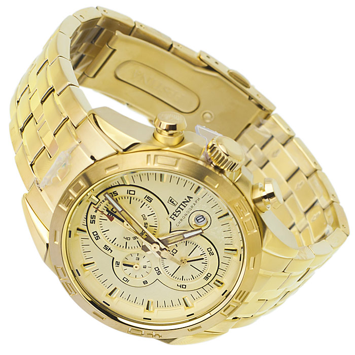 zegarek Festina F16656-2 złoty Trend - miniatura 4