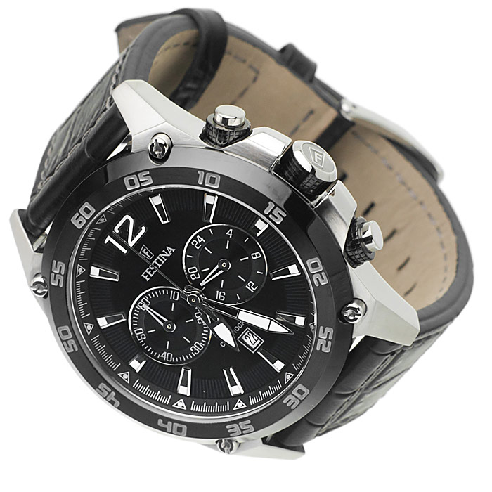 zegarek Festina F16673-4 srebrny Sport - miniatura 4
