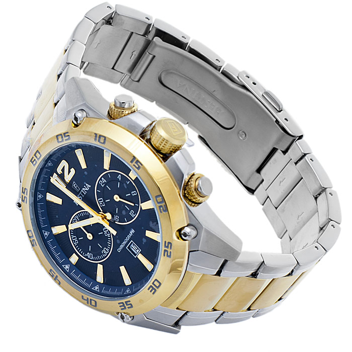 zegarek Festina F16681-2 srebrny Chronograf - miniatura 4