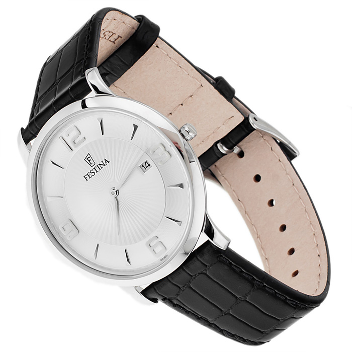 Festina F6806-1 Classic klasyczny zegarek srebrny - miniatura 4