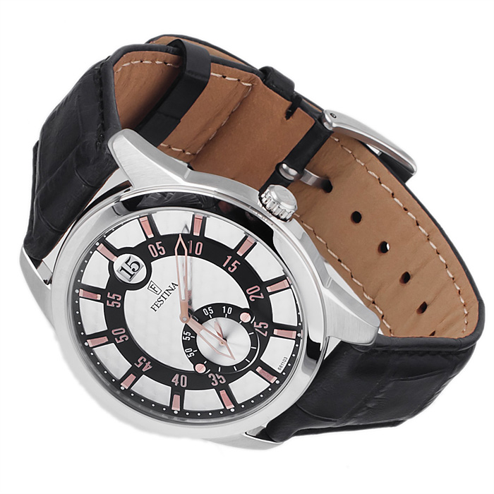 Festina F6811-3 Classic sportowy zegarek srebrny - miniatura 4
