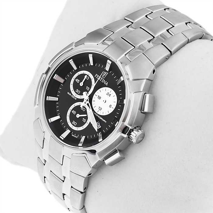 zegarek Festina F6812-2 srebrny Chronograf - miniatura 2