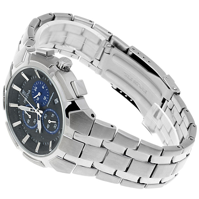 zegarek Festina F6812-3 srebrny Chronograf - miniatura 4