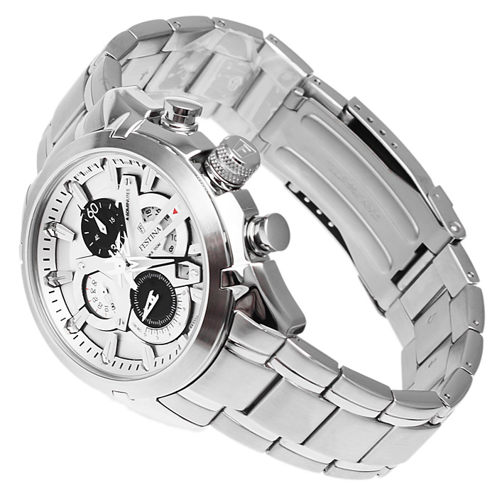 zegarek Festina F6822-1 srebrny Chronograf - miniatura 4