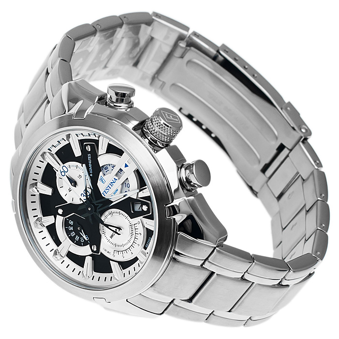zegarek Festina F6822-3 srebrny Chronograf - miniatura 4