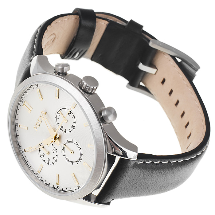 Fossil FS4630 Mens Dress klasyczny zegarek srebrny - miniatura 4
