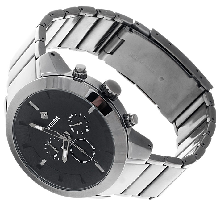 zegarek Fossil FS4680 czarny Mens Dress - miniatura 4