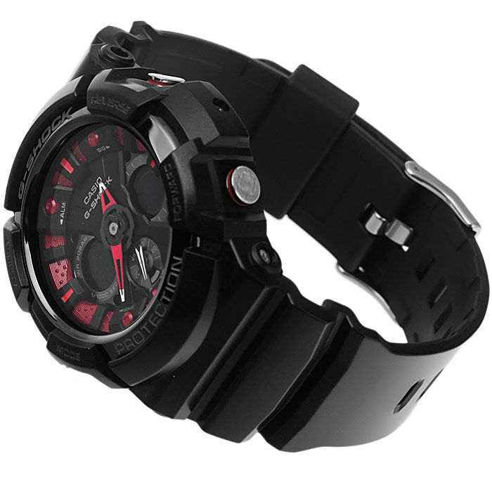 zegarek G-Shock GA-200SH-1AER czarny G-Shock - miniatura 4