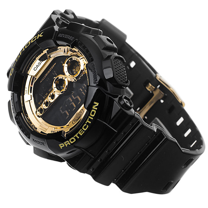 zegarek G-Shock GD-100GB-1ER czarny G-SHOCK Style