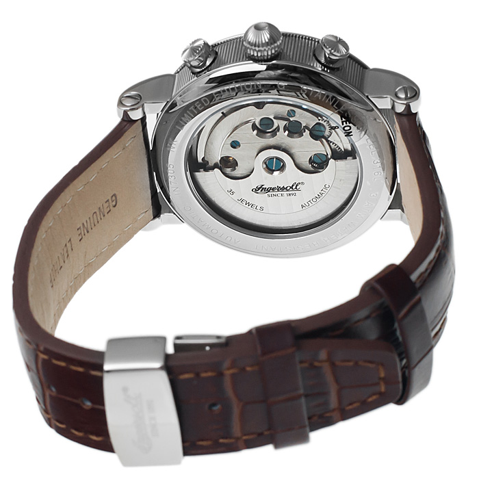 Ingersoll IN7305WH Collection zegarek męski klasyczny mineralne - miniatura 5