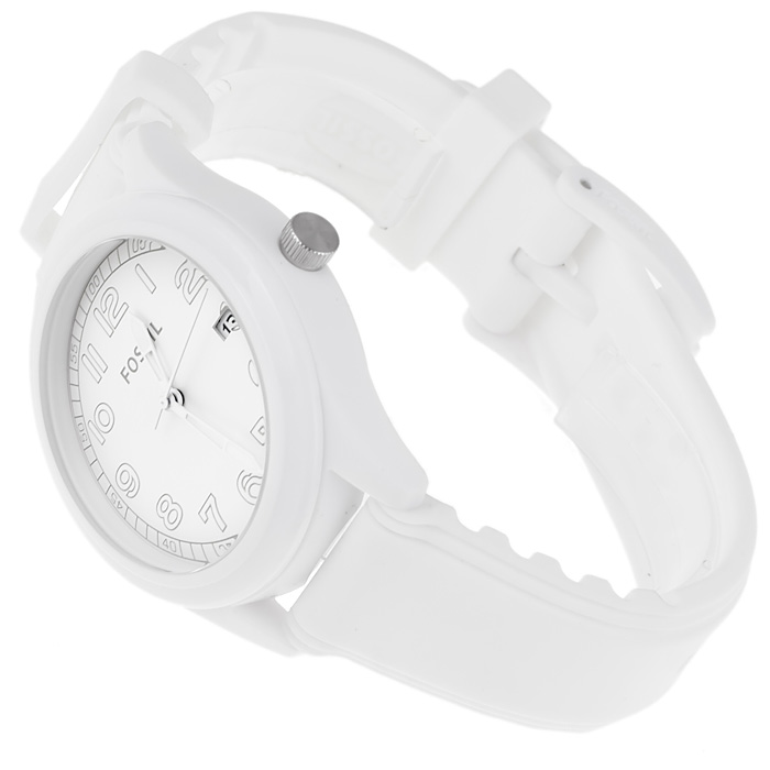 Fossil JR1295 Wyprzedaż fashion/modowy zegarek biały - miniatura 4